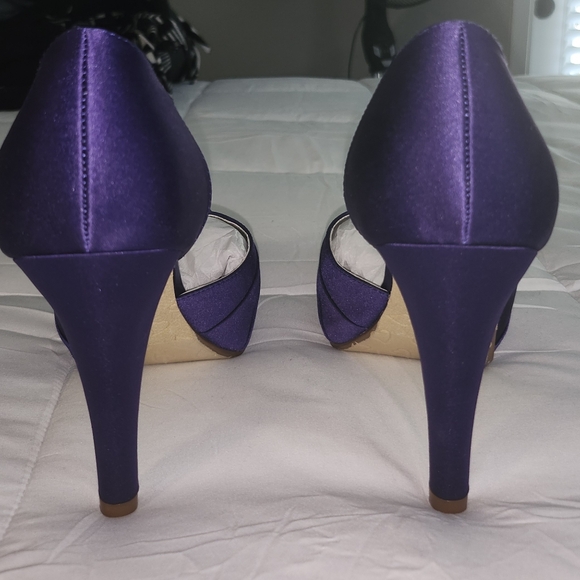 Ladies Purple Maribelle Regency heels size 9.5 - Picture 4 of 6